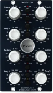 The elysia nvelope 500 is a versatile and powerful transient designer and EQ unit in a 500-series format, best 500 series 2025