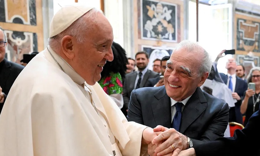 pope francis martin scorsese