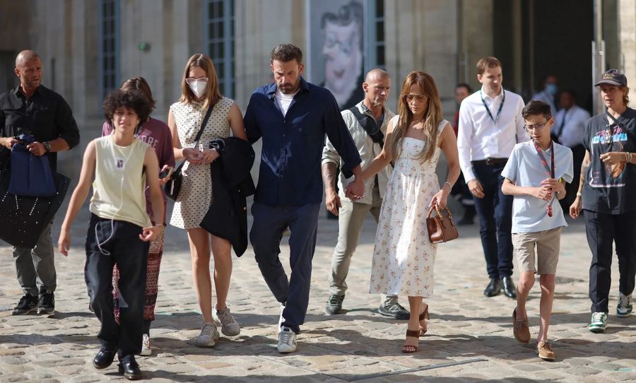 j-lo and ben - and kids