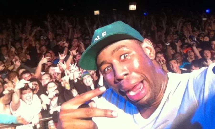 tyler the creator selfie with fans