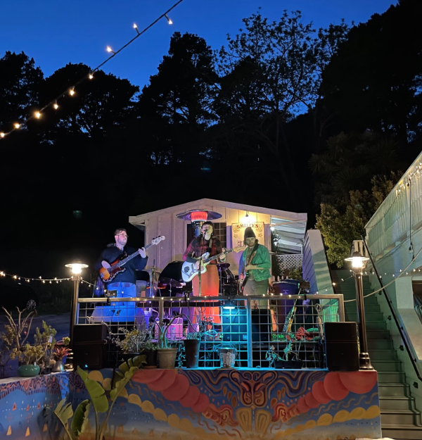 April 2022, Smileys Saloon Bolinas, California, West Coast USA. 