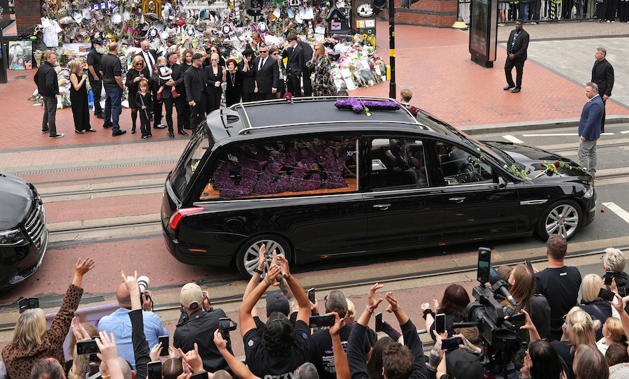 ozzy osbourne funeral hearse 2025 memorial black sabbath