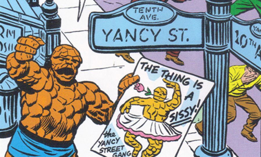 delancy street is home to jack kirby - creator the the thing - now known as yancy street.