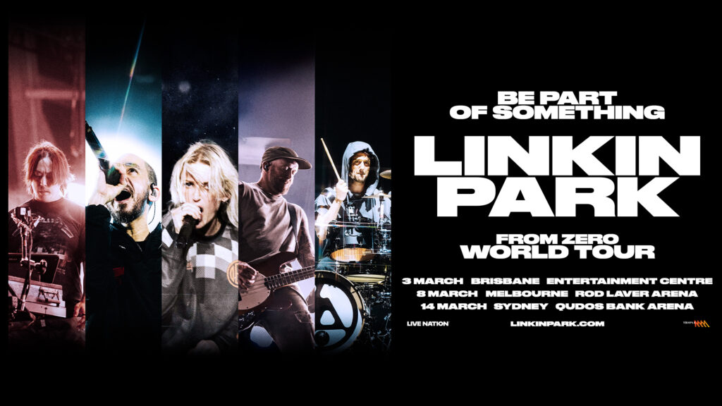 linkin park promo tour poster 2025 - AUS