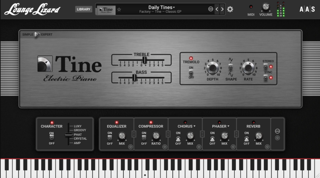 Lounge Lizard EP-5 from Applied Acoustics Systems 