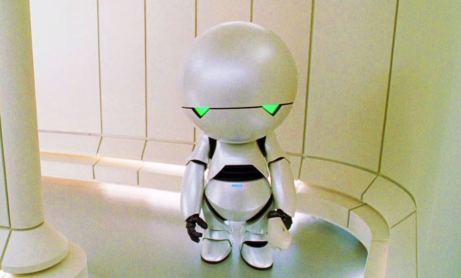 marvin the paranoid android hitchhikers guide to the galaxy