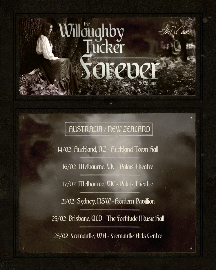 ethel cain aus/nz tour poster 2025
