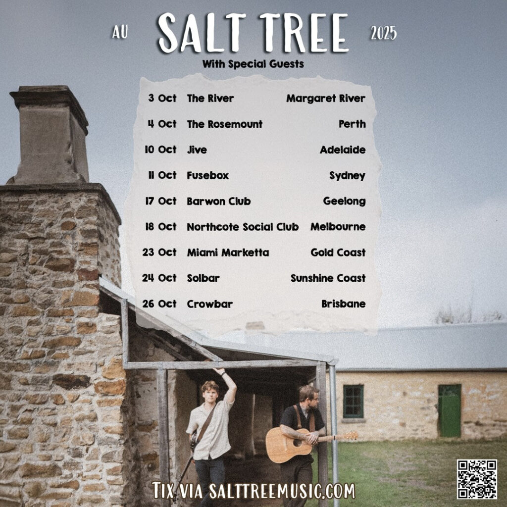 salt tree tour bad poster 2025
