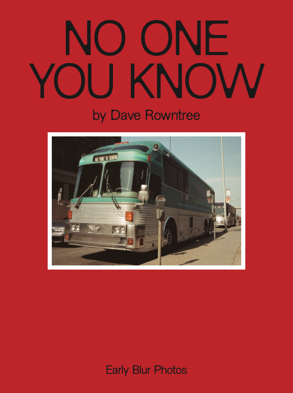 blur photo book by DAVE ROWNTREE