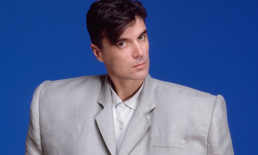 A young David Byrne press shot
