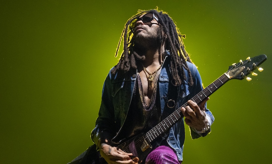 lenny kravitz dread hair brisbane 2025 tour