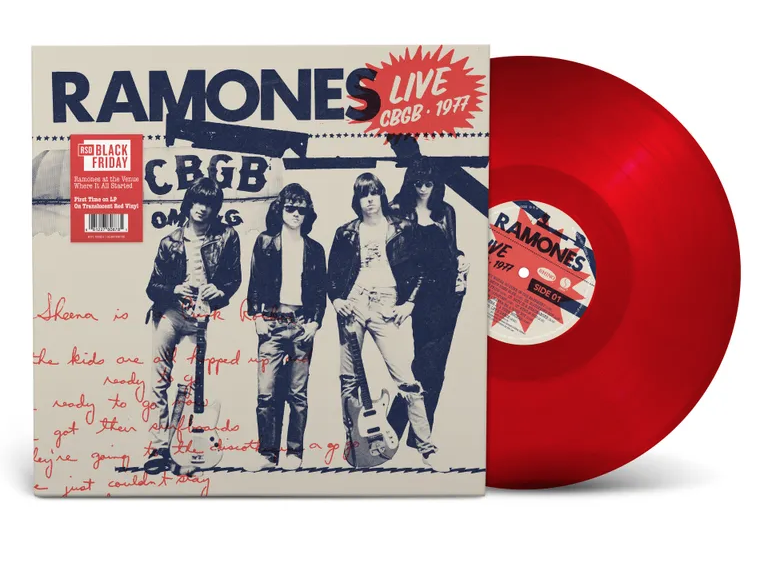 RAMONES LIVE AT CBGB RECORD COVER