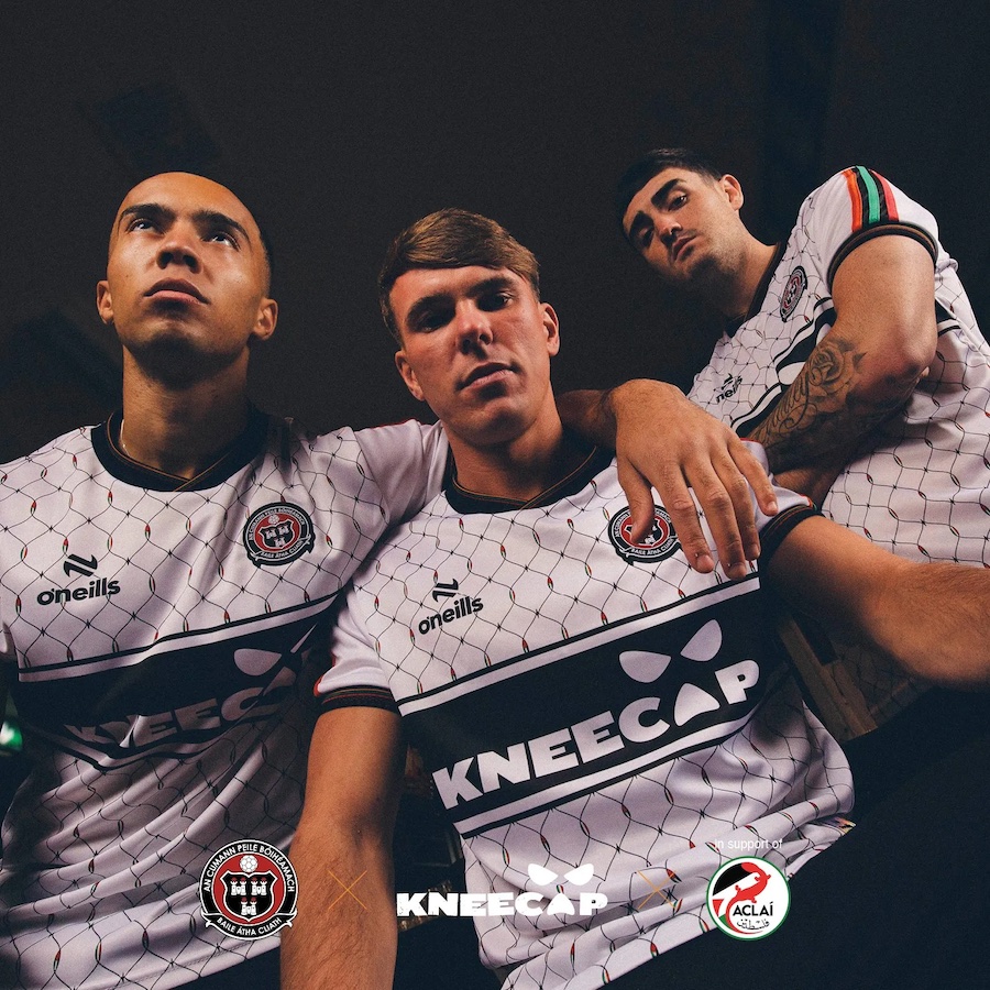 bohemians fc kneecap jersey 2025 palestine