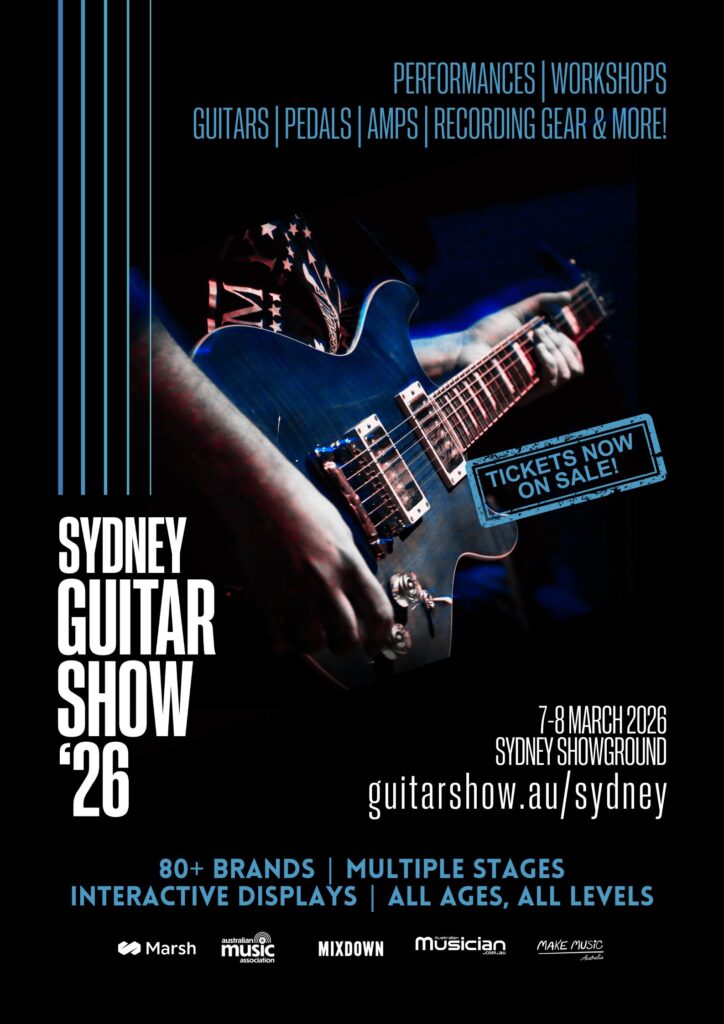 sydney guitar festival poster 2026