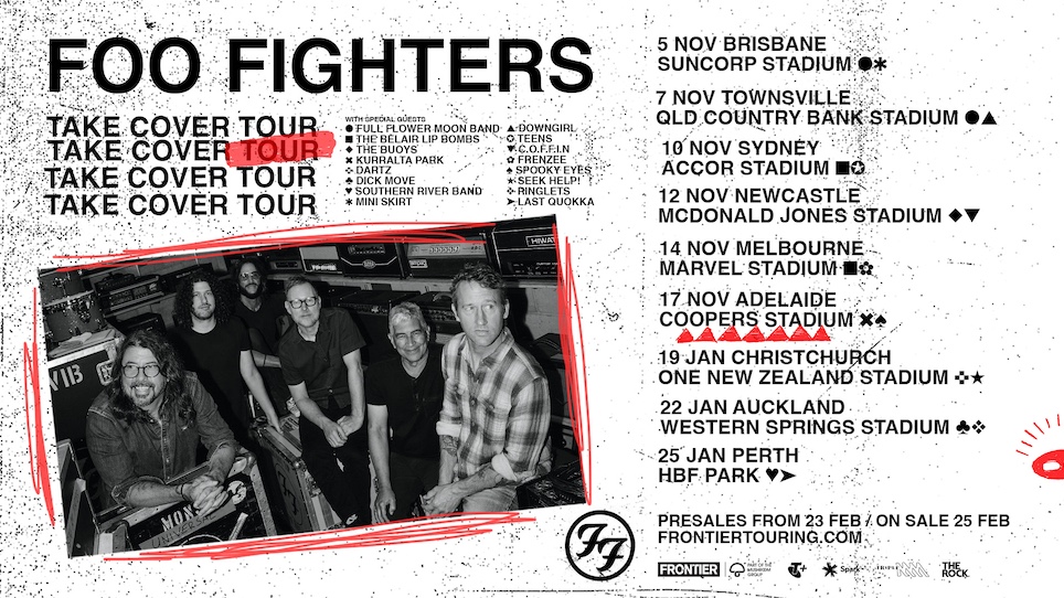 foo fighters aus nz tour 