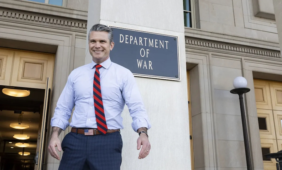 pete hegseth department of war