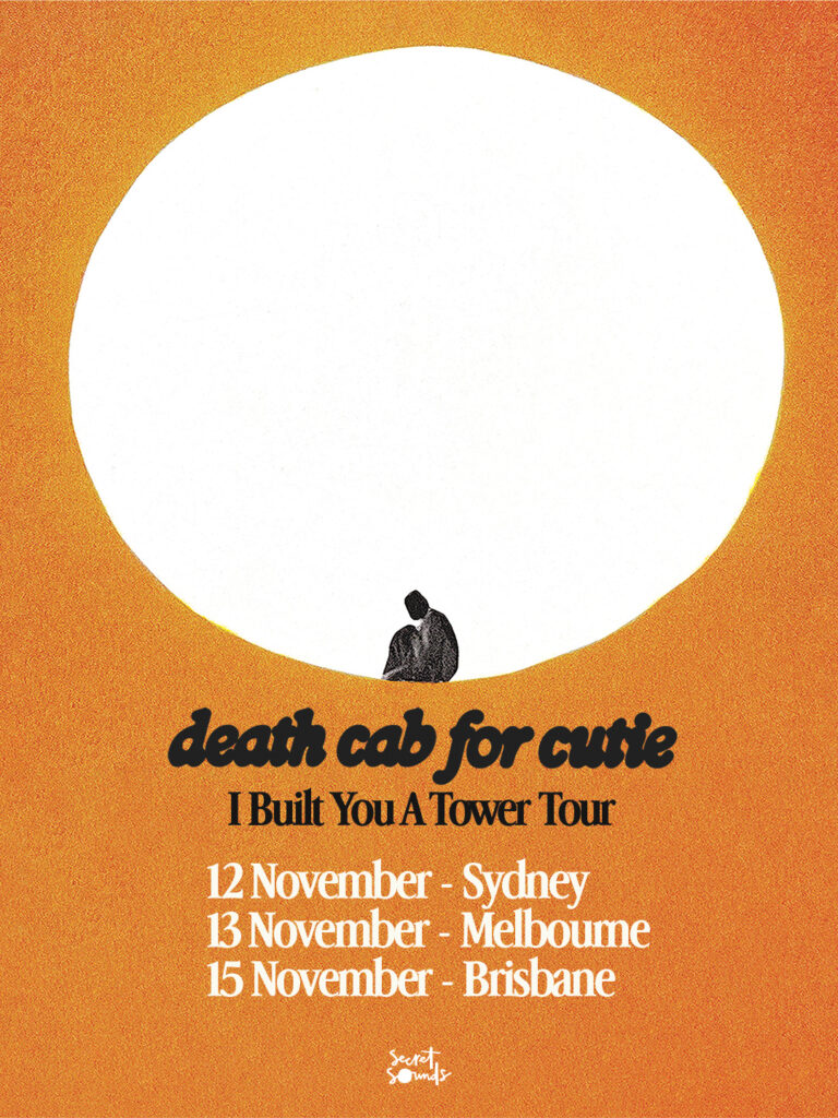 death cab for cutie tour poster - australia 2026