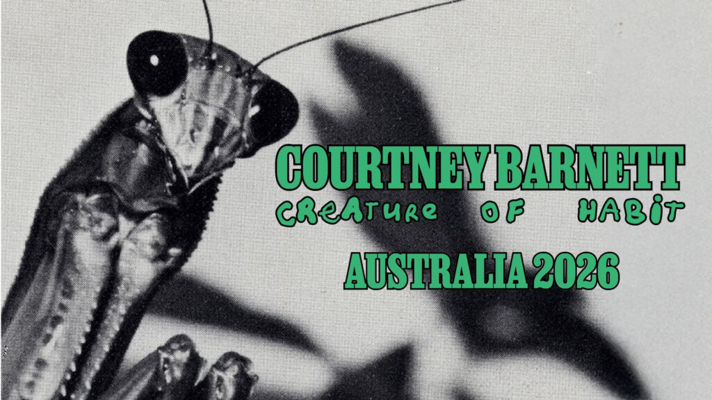 courtney barnett tour poster 2026 -Creature of Habit