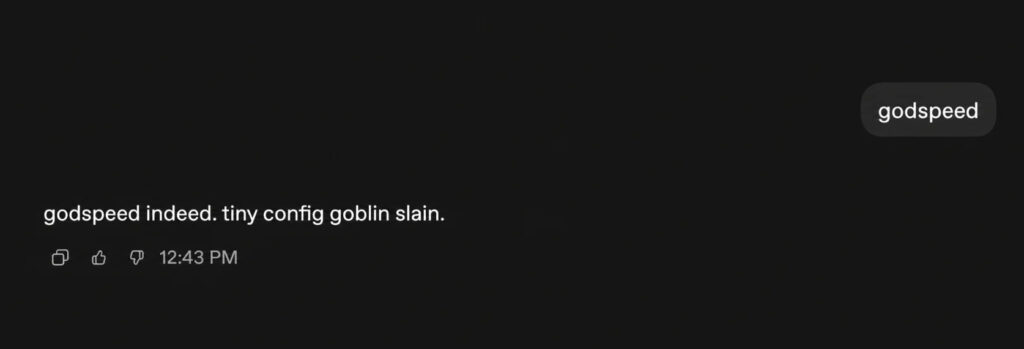 chat gpt goblin