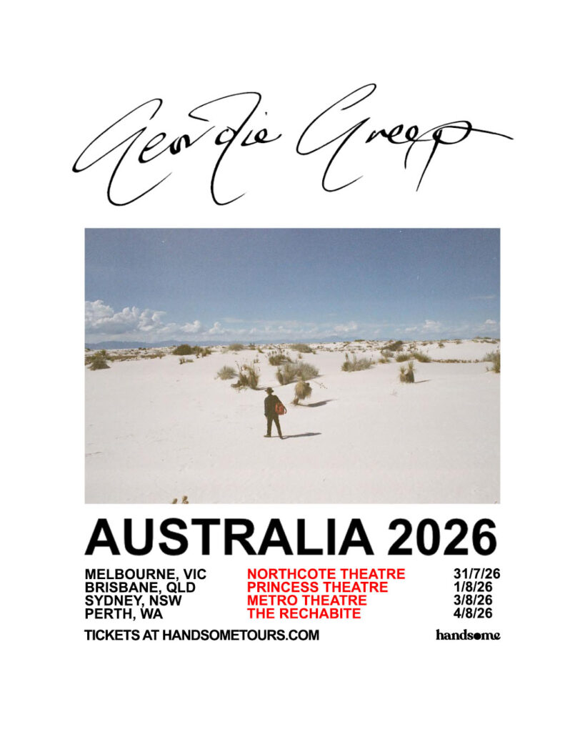 Geordie Greep Aus tour