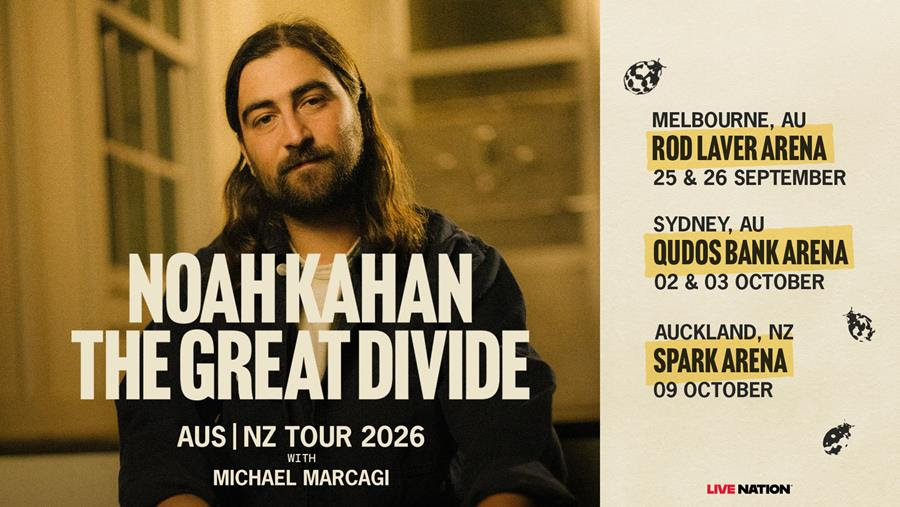 noah kahan tour poster - aus/nz 2026