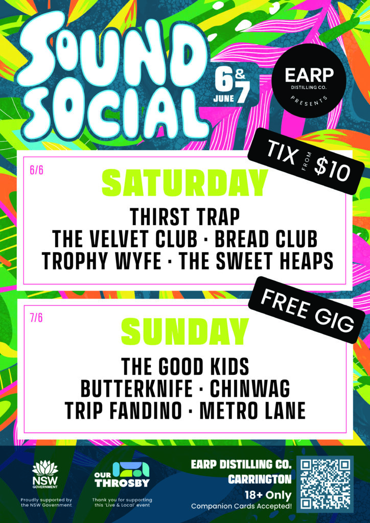 Sound Social is bringing two days of live music to Newcastle this June long weekend
poster