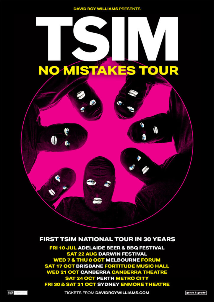TISM tour poster 2026