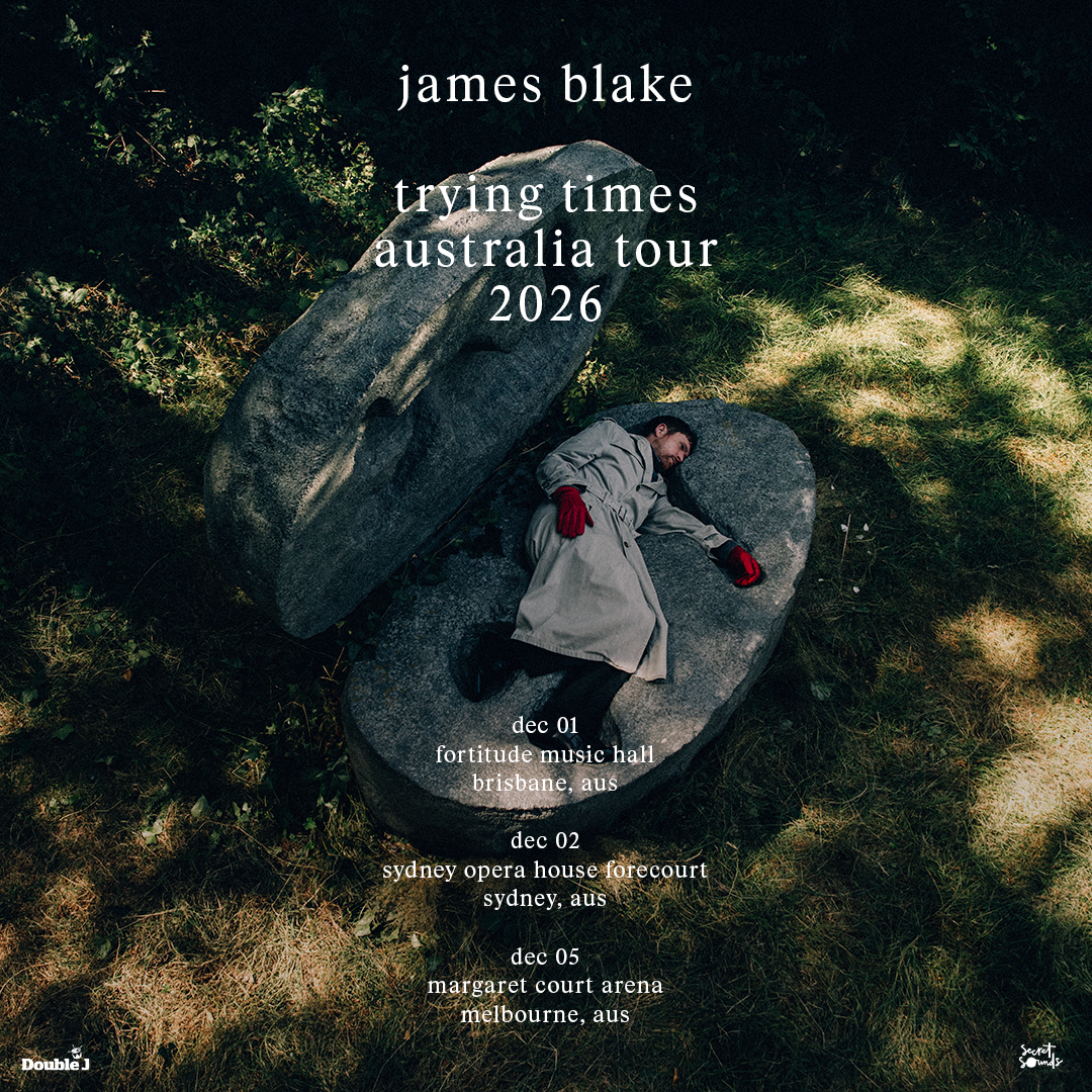 James Blake  Australia tour poster 2026