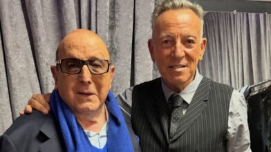 clive davis with bruce springsteen