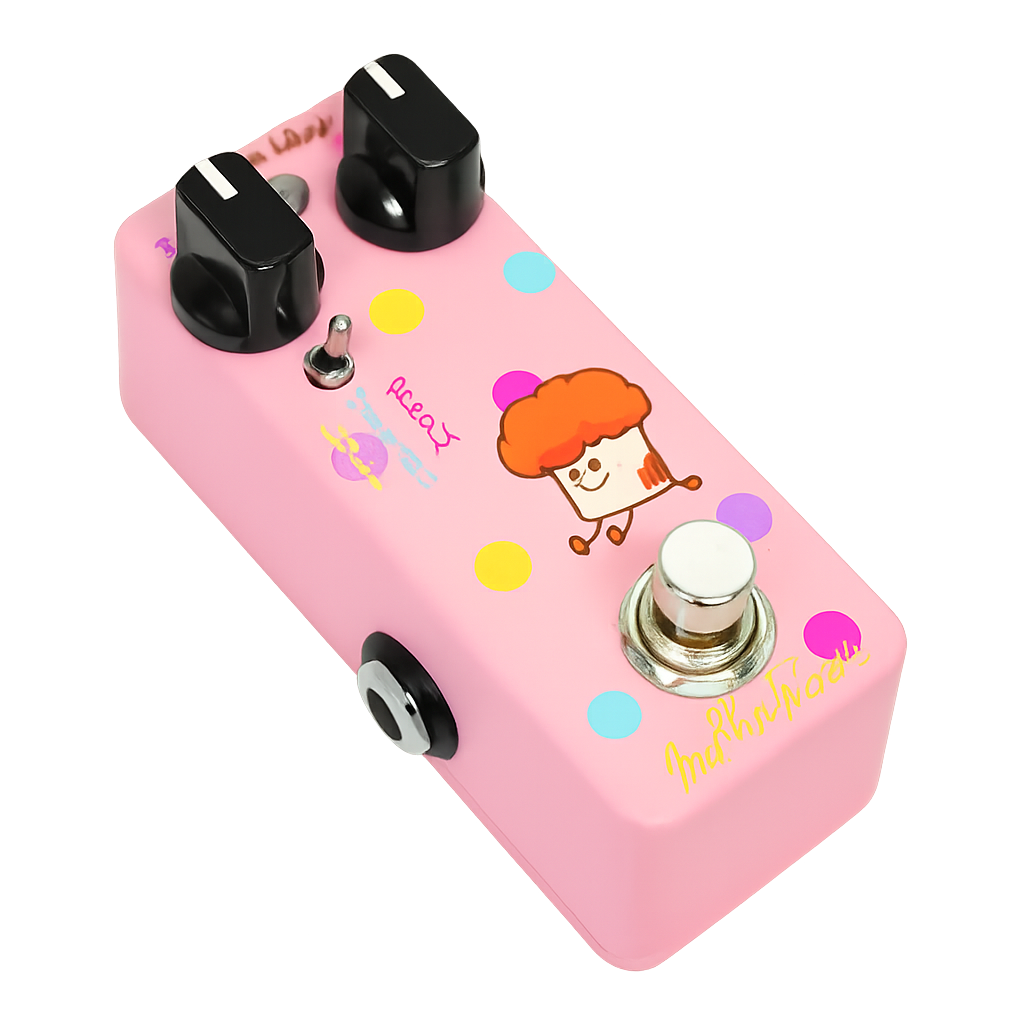 Muffin Keoots Pink Delay Pedal