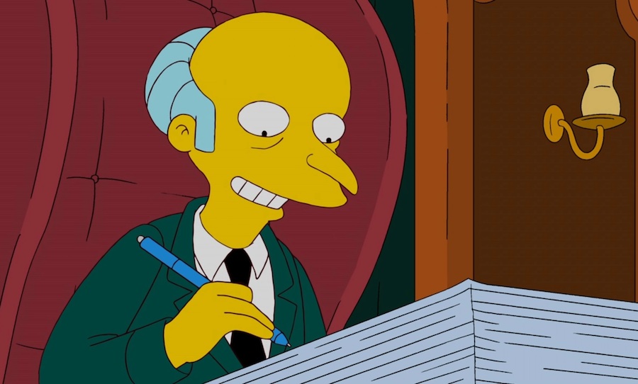 mr burns the simpsons harry shearer