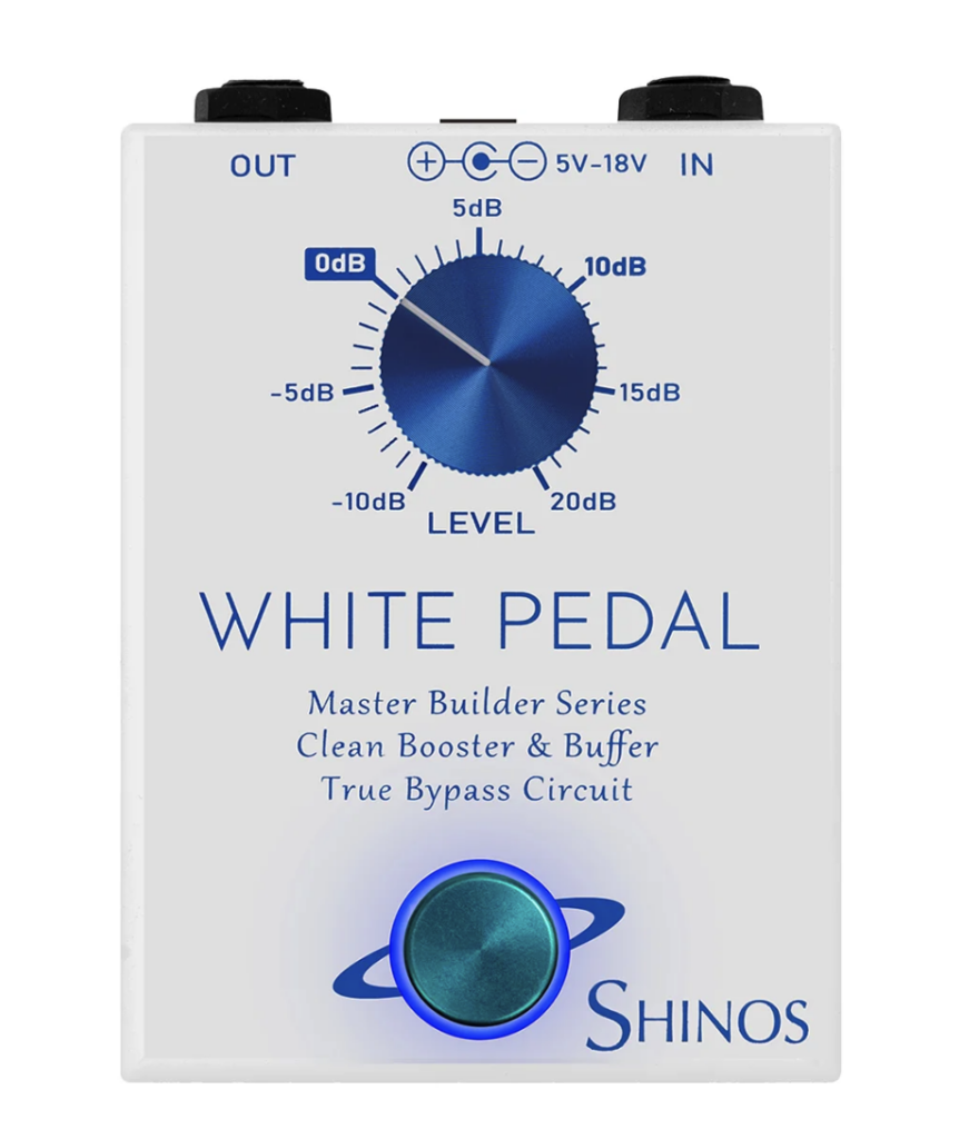 WHITE PEDAL SHINOS AMPS