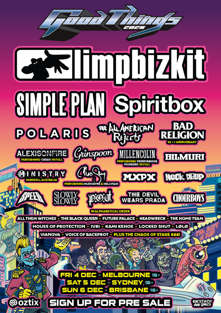 good things festival lineup 2026